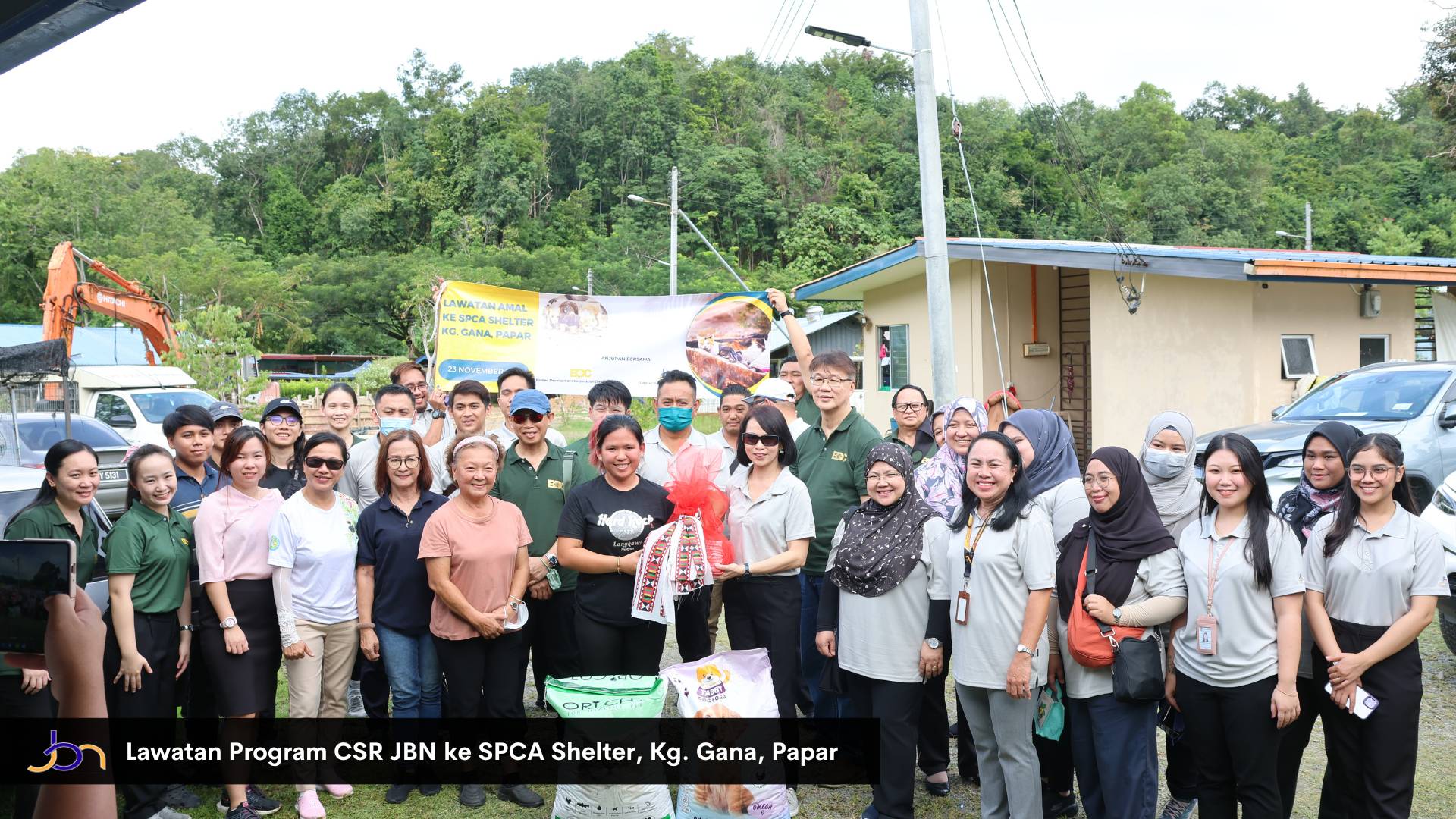 Lawatan Program CSR Jabatan Bendahari Negeri Sabah ke SPCA Shelter, Kg. Gana Papar
